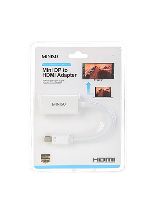 Μετατροπέας Mini DP σε HDMI Λευκό