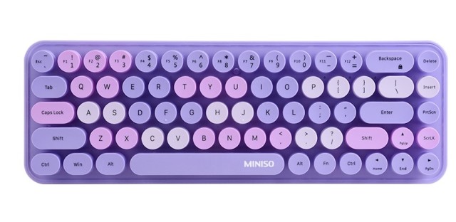 Wireless Keyboard Model: SK-676AG Purple