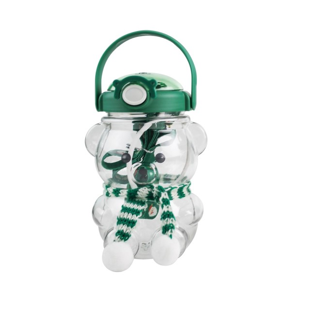 Μπουκάλι Πλαστικό για Νερό Χριστουγεννιάτικο Σχήμα Αρκουδάκι