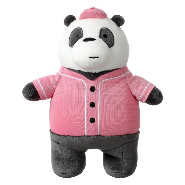 Λούτρινο We Bare Bears Panda με Ροζ Μπλούζα 10cm