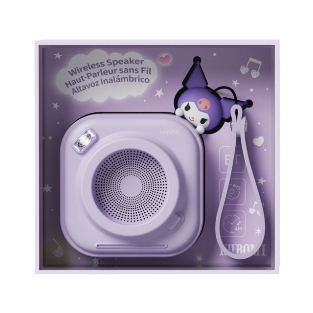 Wireless Speaker with Kuromi Character Model: A132 Purple