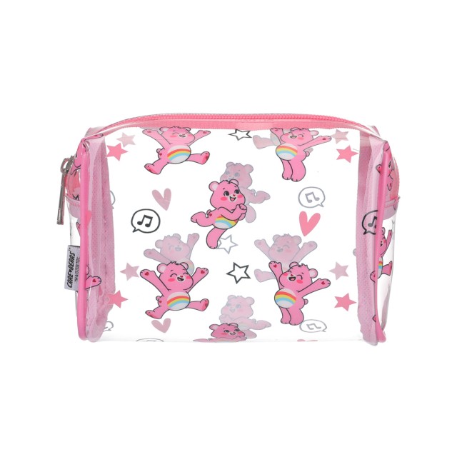 Toiletry set Transparent Teddy Bears of Love Pink