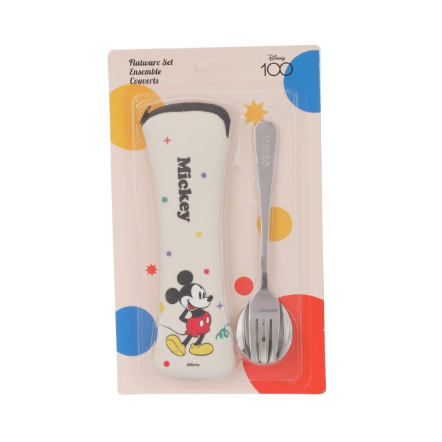 Cutlery Set 100 Years of Disney with Mickey Case