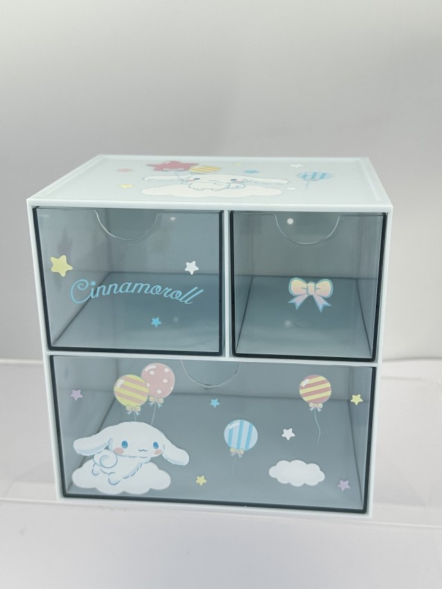 Cinnamoroll Plastic Organizer Box with Drawers