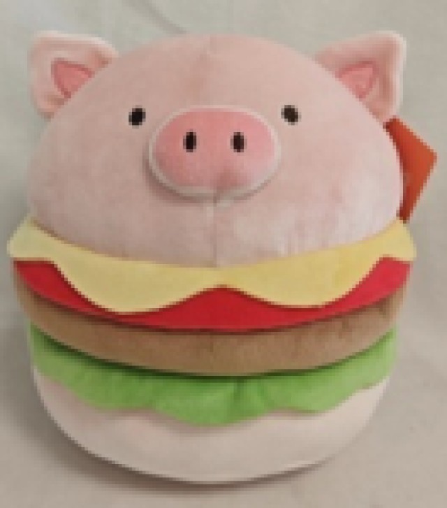 Plush Burger Pig 26cm