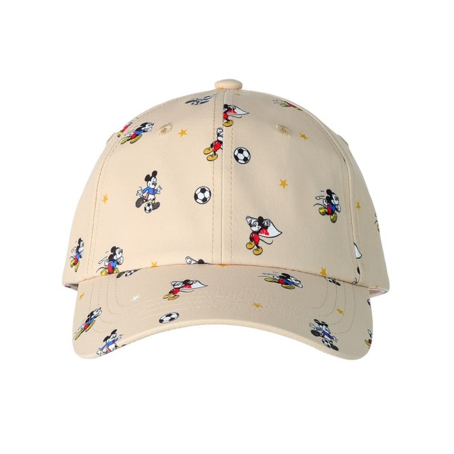 Καπέλο Τζόκεϊ με Σχέδια Mickey Mouse Χακί