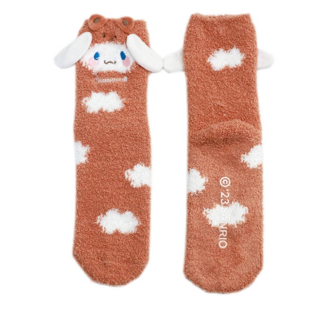 Sanrio Long Socks with Cinnamoroll Ties