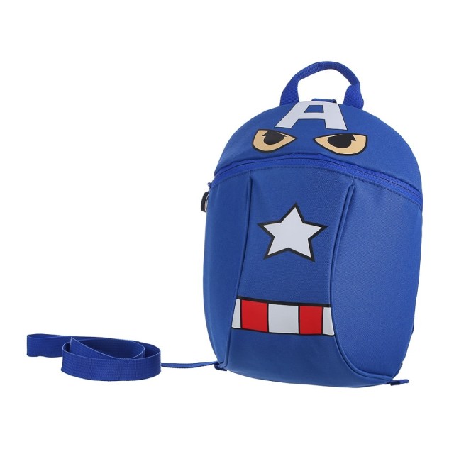 Σακίδιο Πλάτης Παιδικό με Λουράκι Captain America