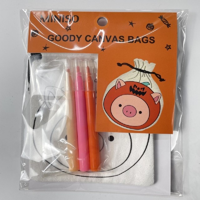 Coloring Set with Markers Halloween Pig