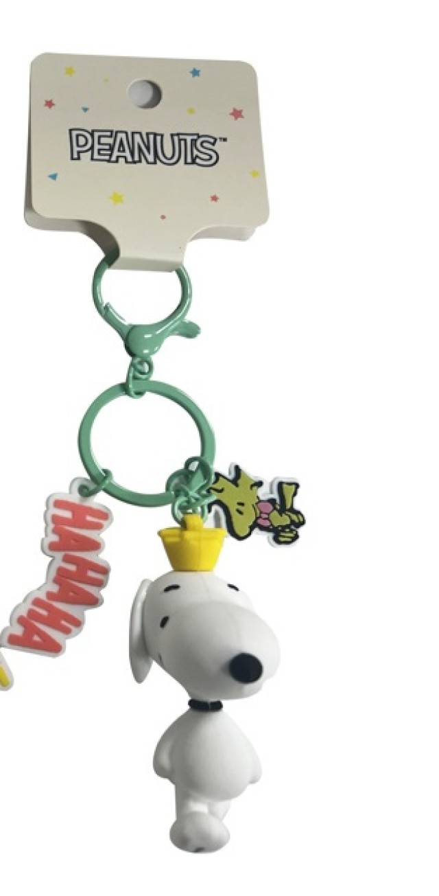 Keychain with Snoopy Figures
