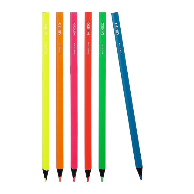 Set of Multicolored Pencils 6 pcs