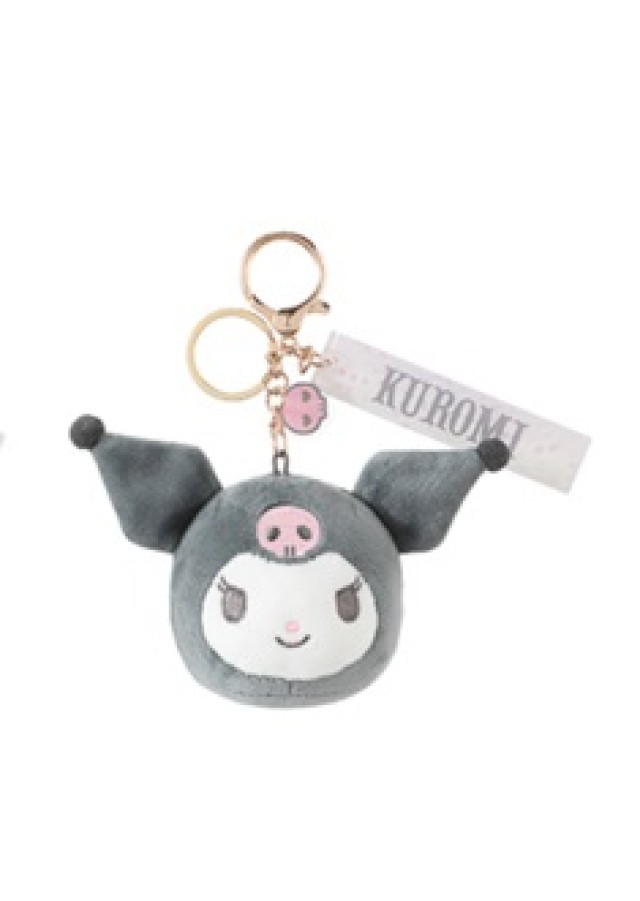 Keychain Plush with Sanrio Kuromi Characters