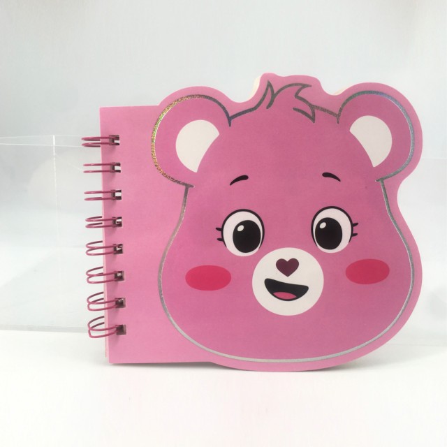 Notebook 80 Sheets Pink Love Bear