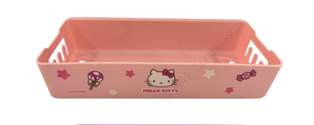 Plastic Organization Box with Sanrio Hello Kitty Characters