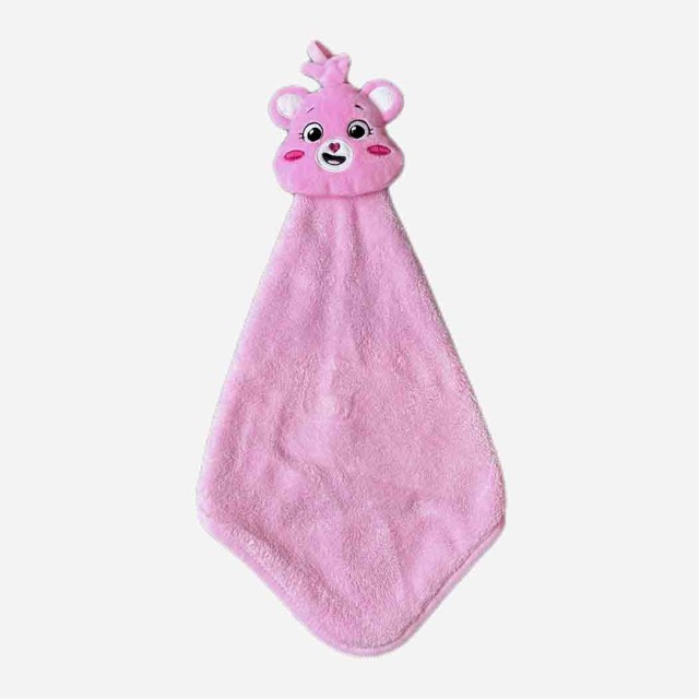 Pink Love Bears Hand Towel