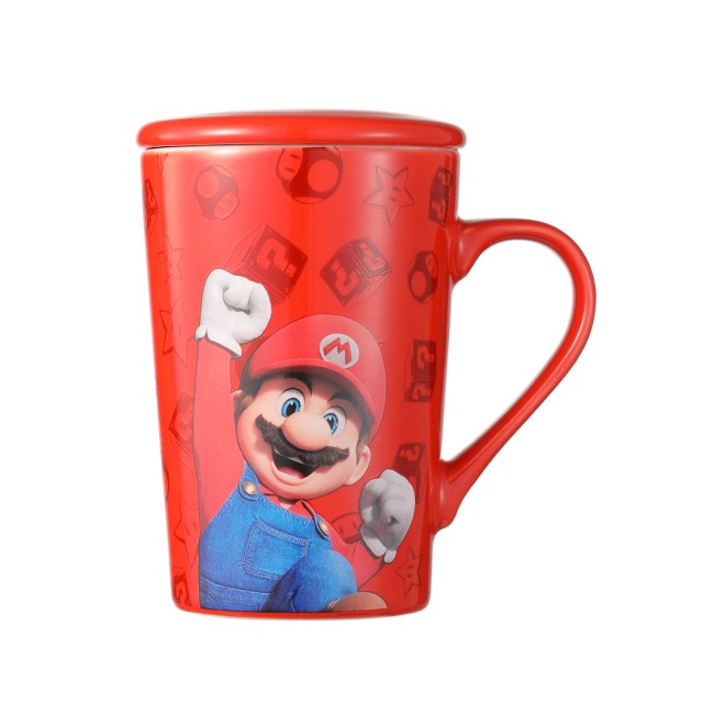 Ceramic Mug with Lid 380ml Super Mario
