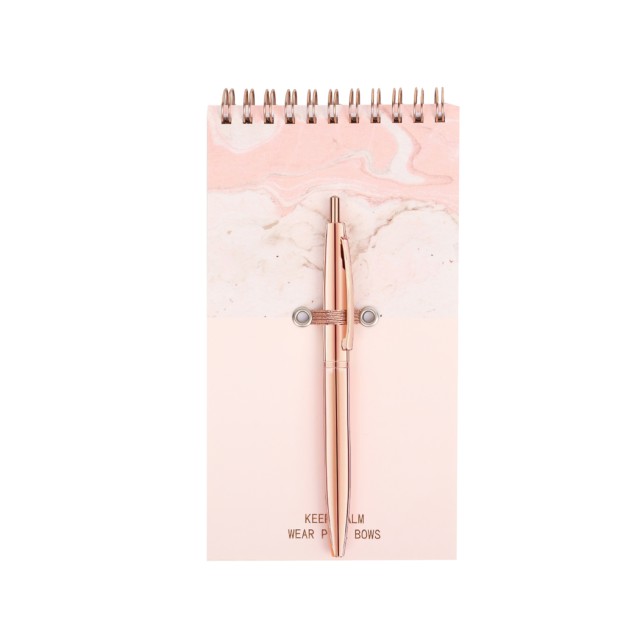 Set Notebook with Pen 60 Sheets Pink
