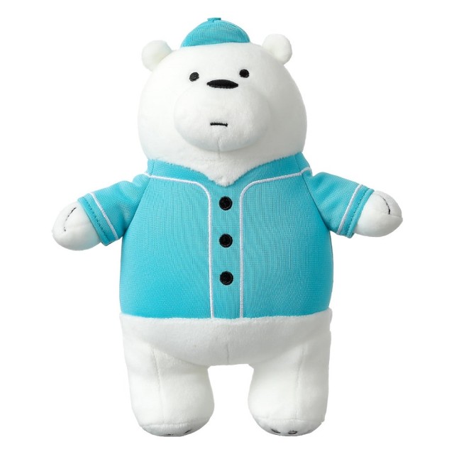 Λούτρινο We Bare Bears Ice Bear με Μπλε Μπλούζα 10cm