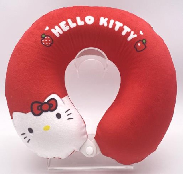 Μαξιλάρι Αυχένα Ταξιδίου Hello Kitty Κόκκινο