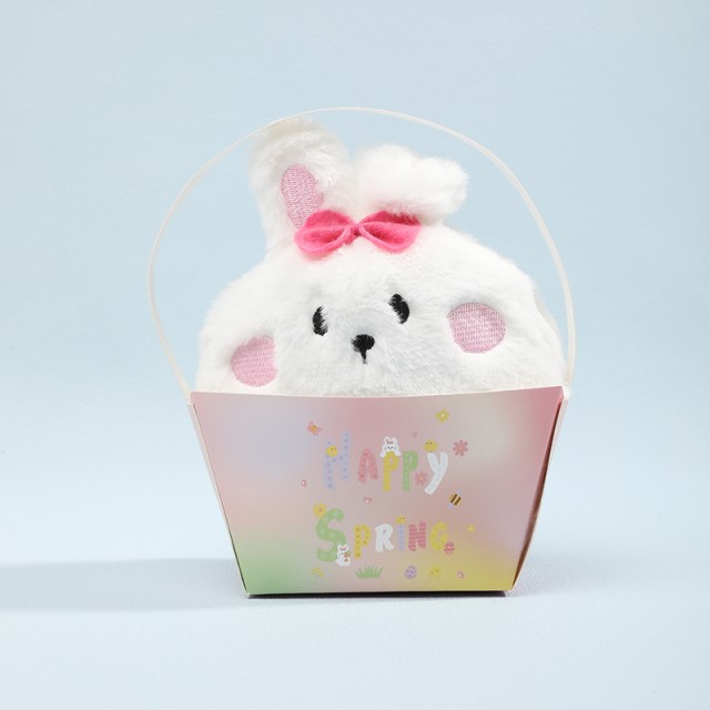 Cute Easter Bunny in a Basket