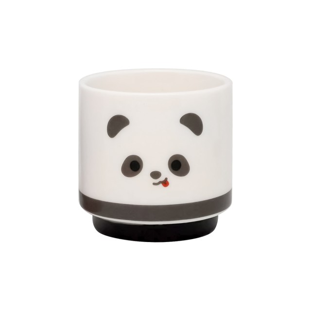 Set of Ceramic Cups 60ml with Animals 3pcs Panda