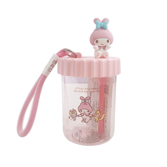 Plastic glass 520ml with My Melody figure