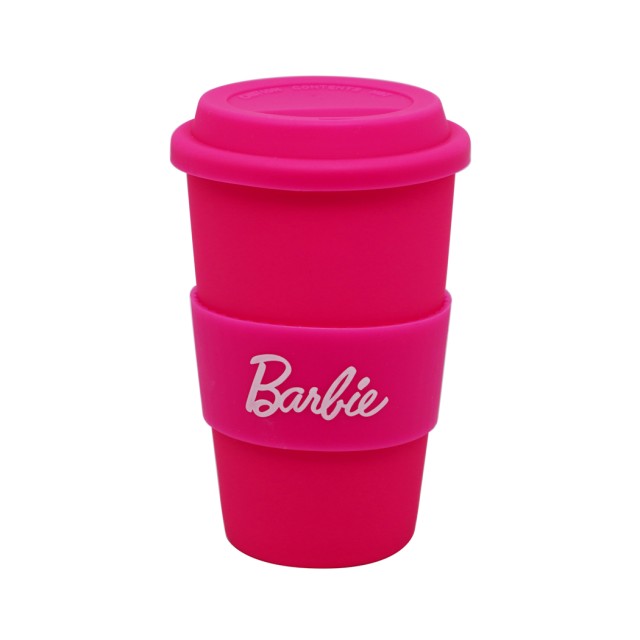 Ceramic Coffee Cup with Barbie Lid 400ml